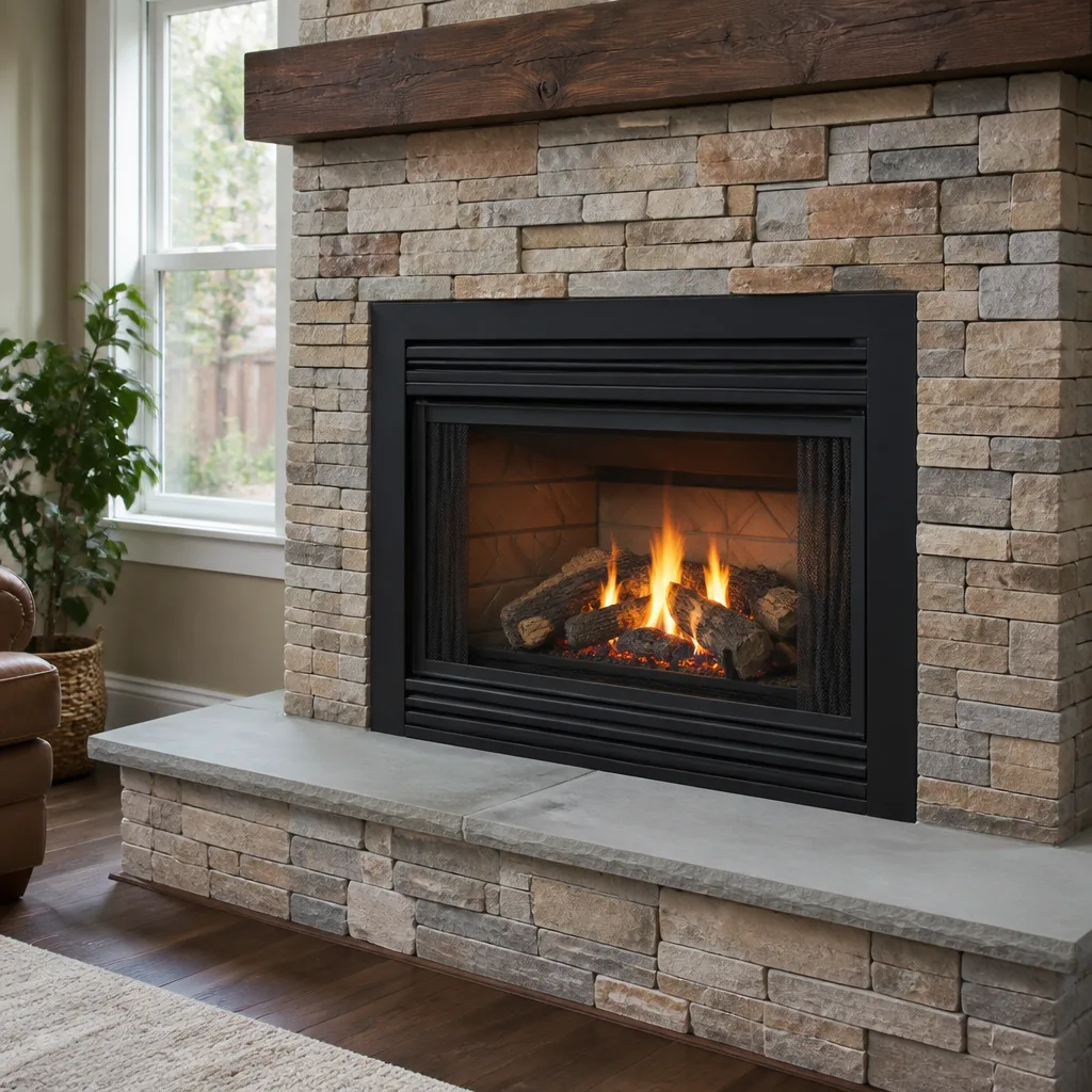 Gas fireplace service